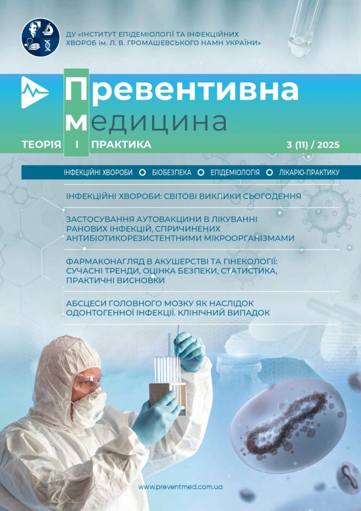 Обкладинка журналу Превентивна медицина